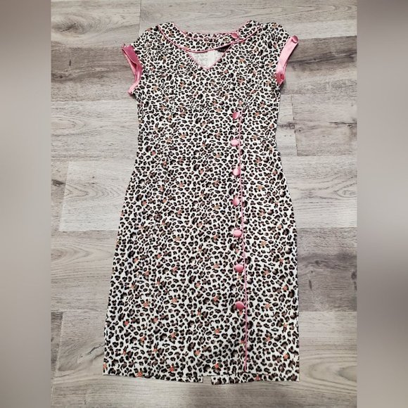 SOLD    Animal print dress - Picture 1 of 6